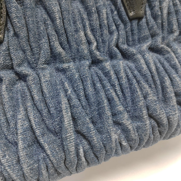 Avenue Quilted Fabric Blue