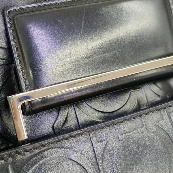 Calfskin Shoulder Bag Black