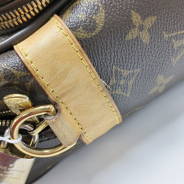 ICARE Monogram Coated Canvas Brown