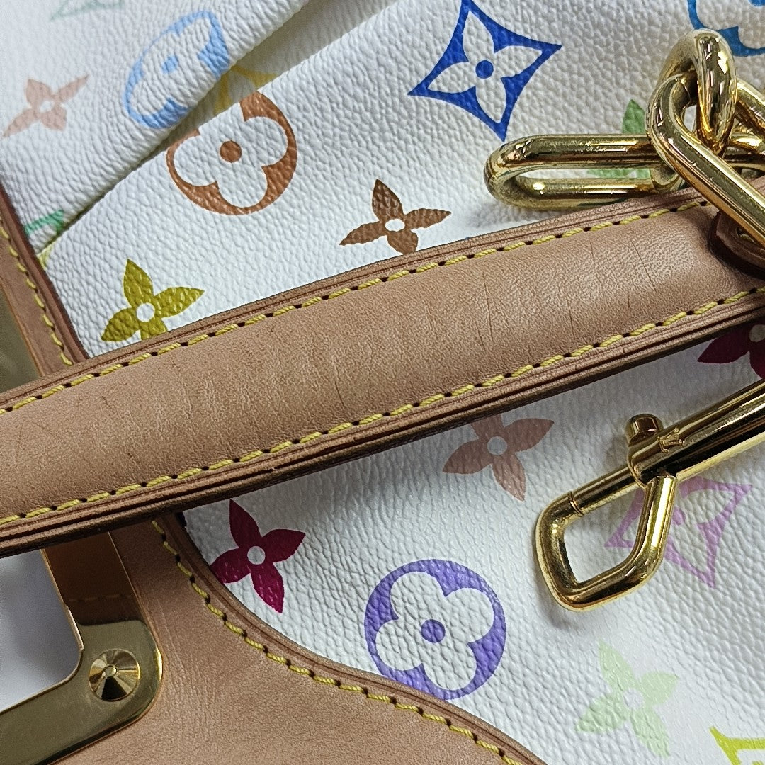 LV × TM JUDY MM Monogram Coated Canvas White
