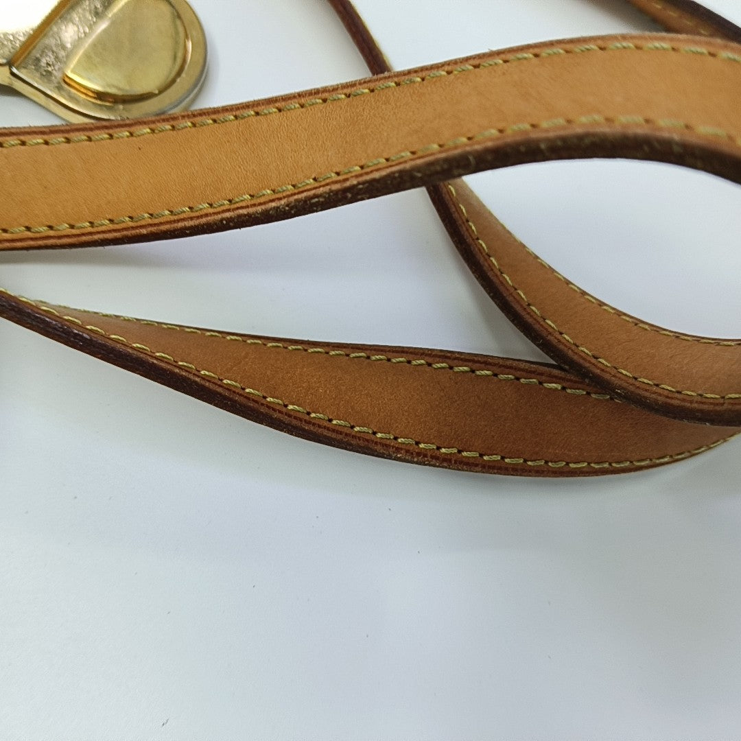 STRESA Monogram Coated Canvas Brown