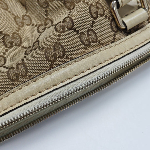 Sukey Monogram Canvas Beige