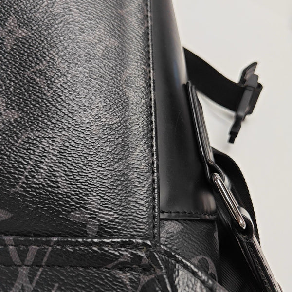 VOYAGER PM Monogram Coated Canvas Black