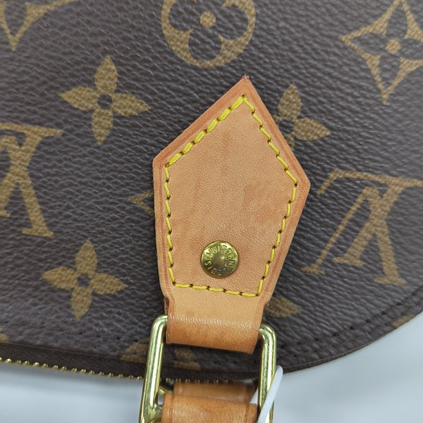 ALMA BB Monogram Coated Canvas Brown
