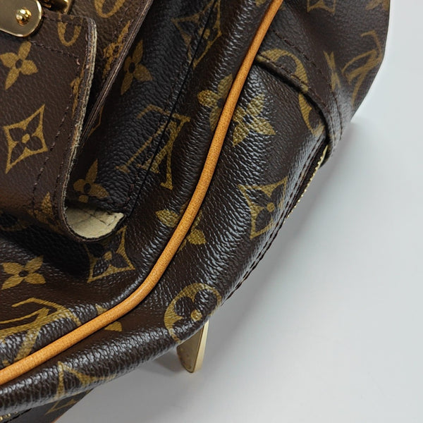 MANHATTAN GM Monogram Coated Canvas Brown
