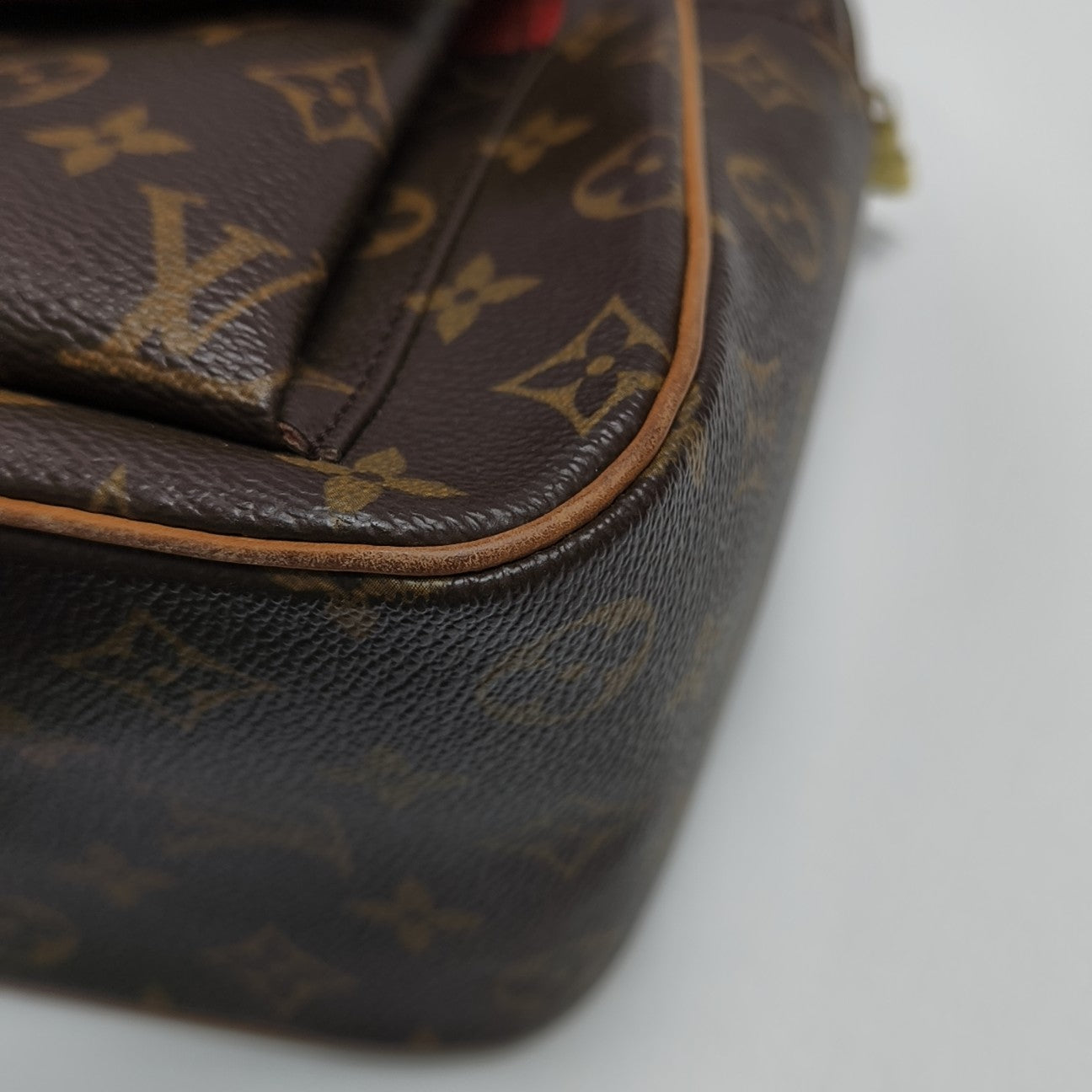 EXCENTRI-CITE Monogram Coated Canvas Brown