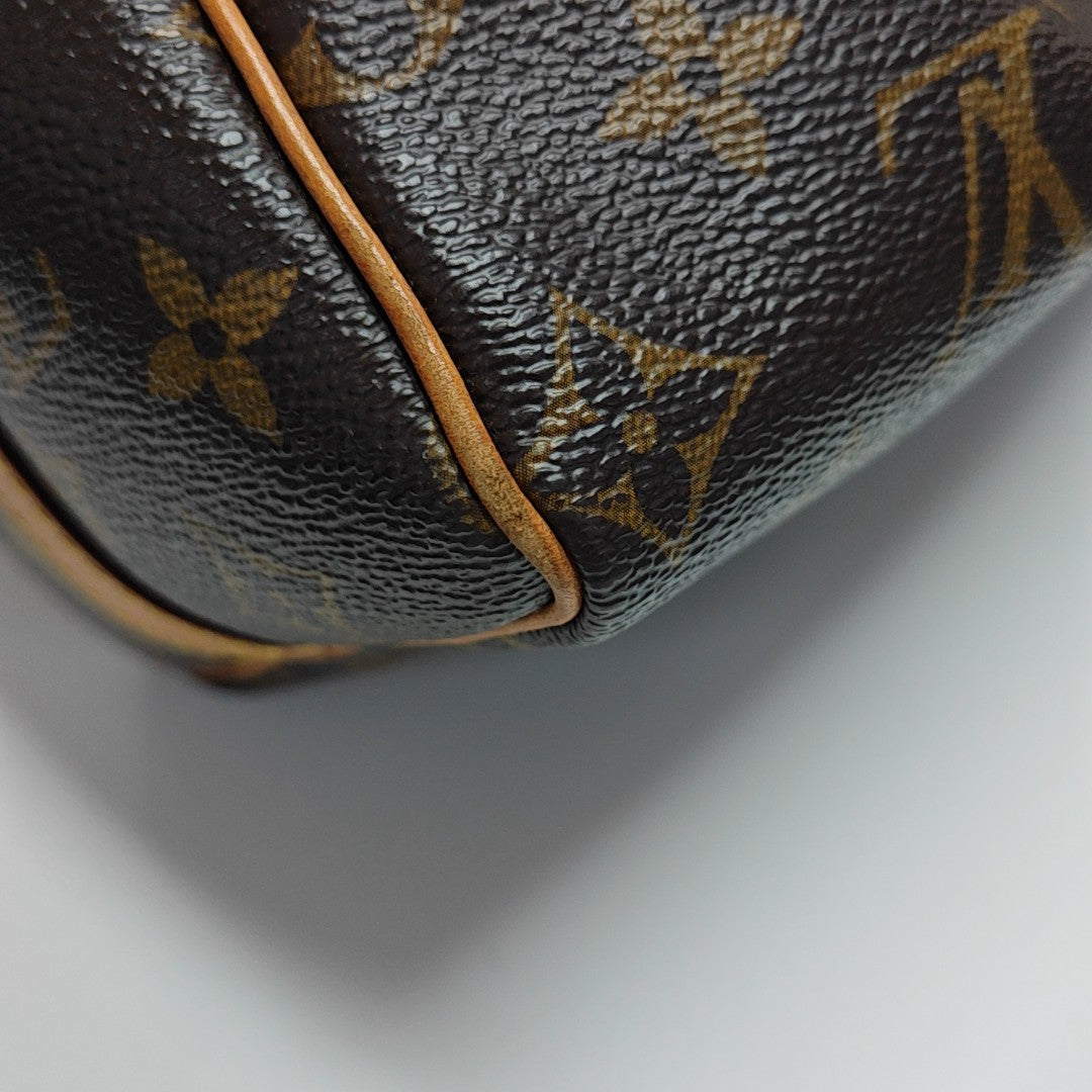 SPEEDY 25 Monogram Coated Canvas Brown