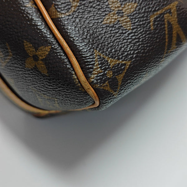SPEEDY 25 Monogram Coated Canvas Brown
