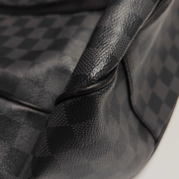 TADAO MM Damier Graphite Coated Canvas Gray