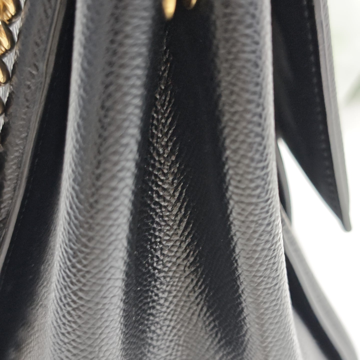 Calfskin Shoulder Bag Medium Black