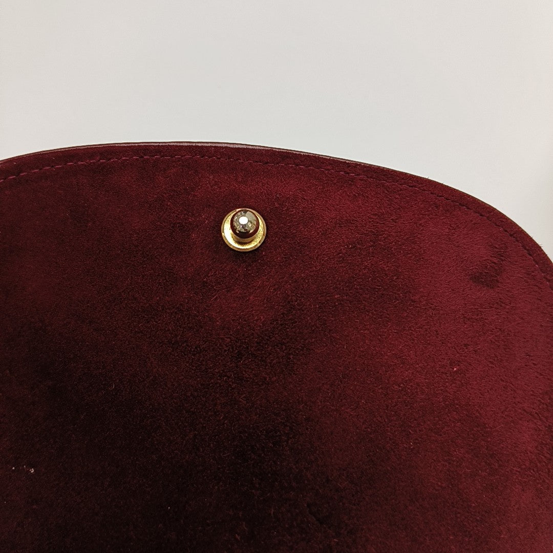 Suede Shoulder Bag Red