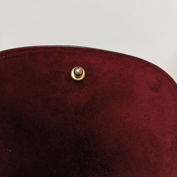 Suede Shoulder Bag Red