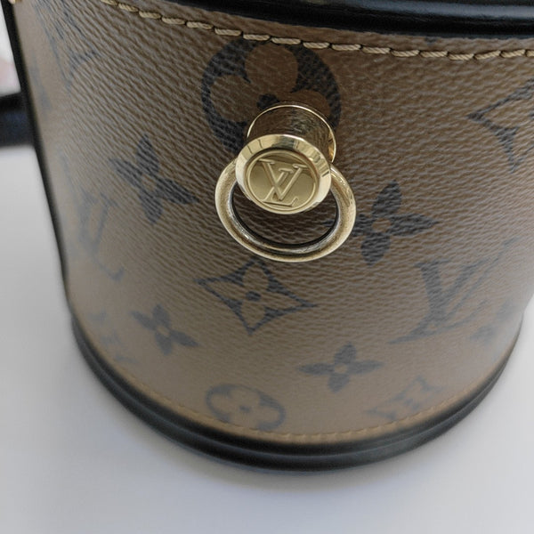 CANNES PM Monogram Coated Canvas Brown