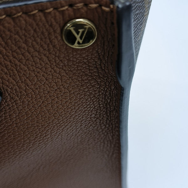 ON MY SIDE MM Monogram Calfskin Brown