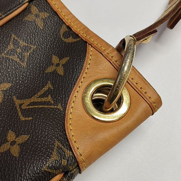 GALLIERA Monogram Coated Canvas Brown
