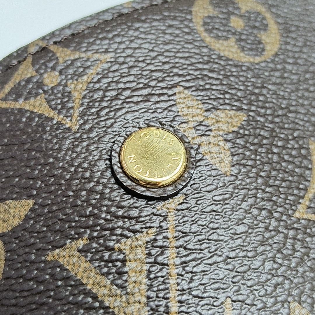 MONTAIGNE MM Monogram Coated Canvas Brown