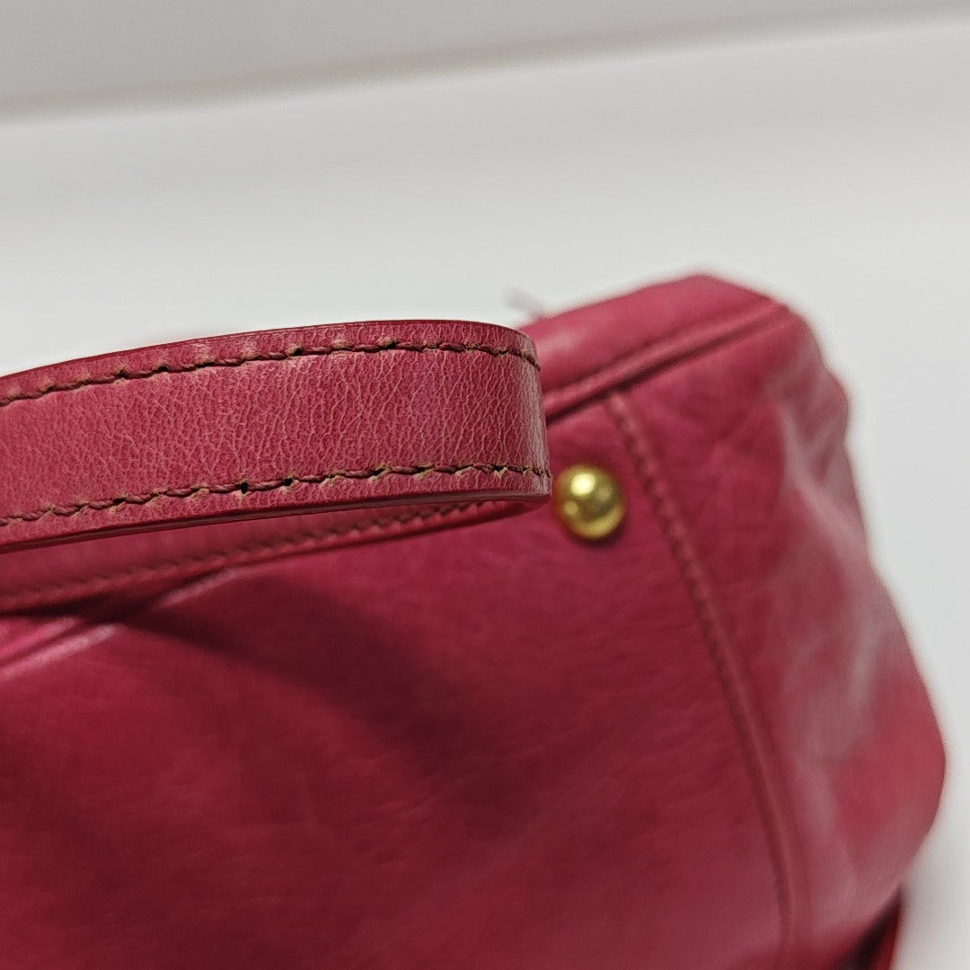 Miu Coffer Calfskin Red