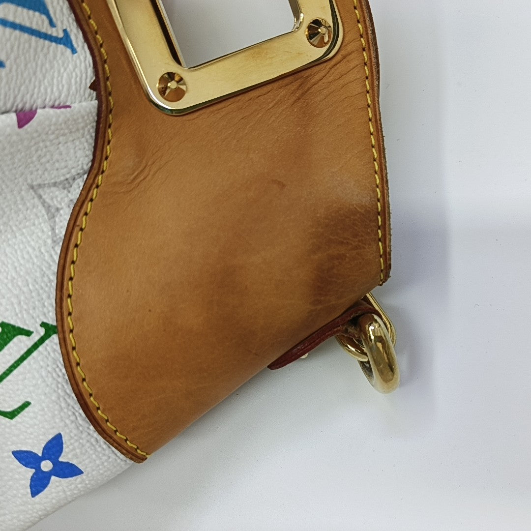 LV × TM JUDY PM Monogram Coated Canvas White