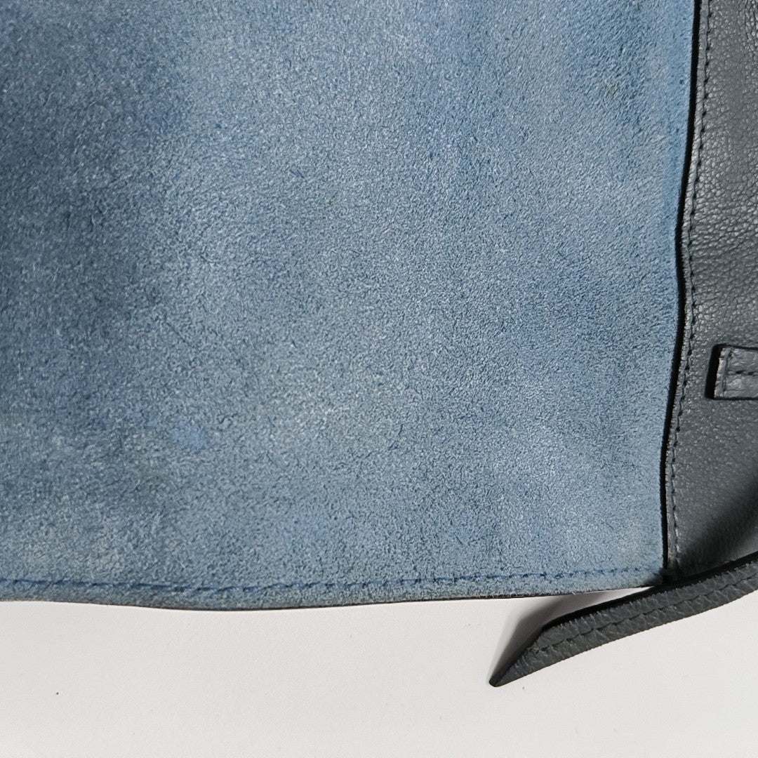 Etiquette Calfskin Blue