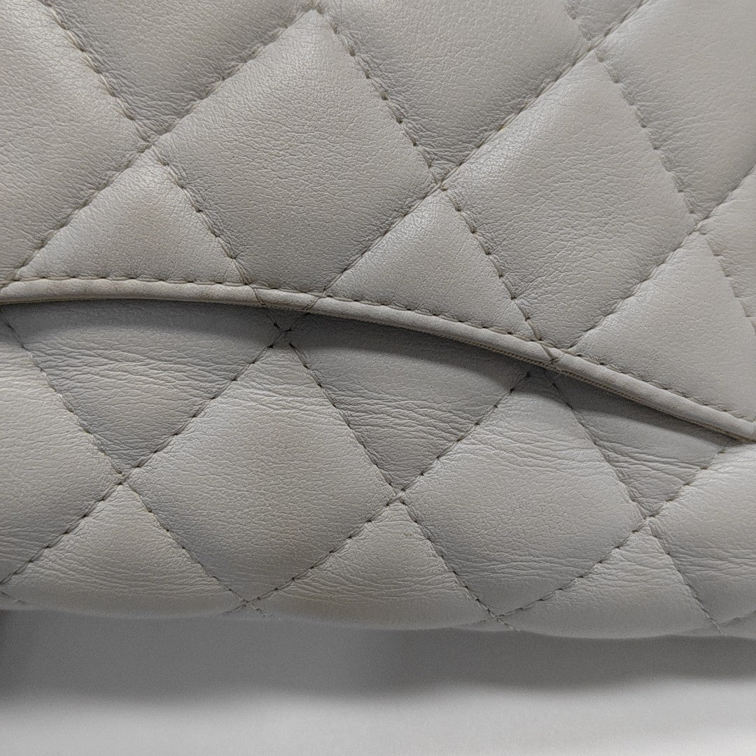 WOC Quilted Calfskin White