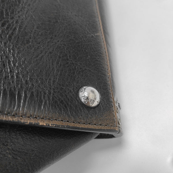 Calfskin Top Handle Bag Brown