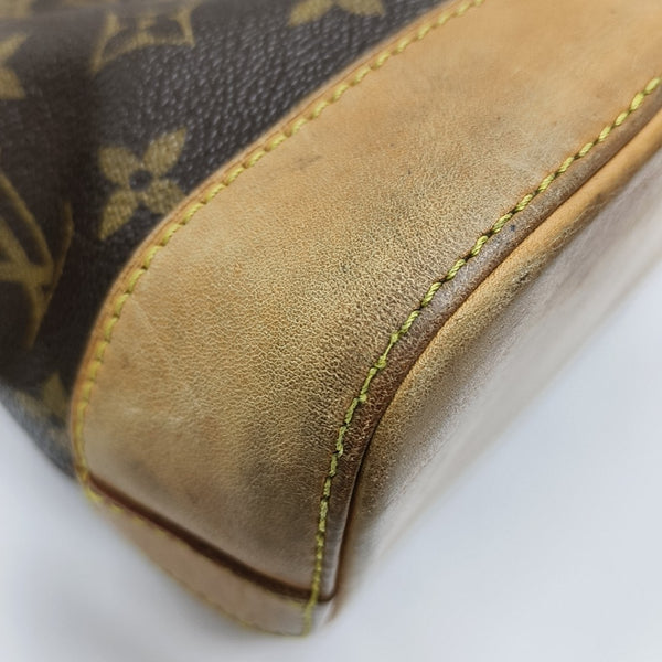 LOCKIT GM Monogram Coated Canvas Brown