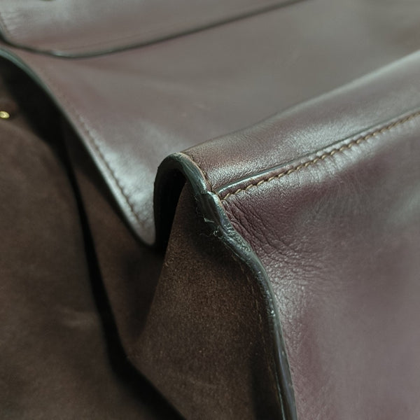 TRAPEZE Medium Calfskin Red