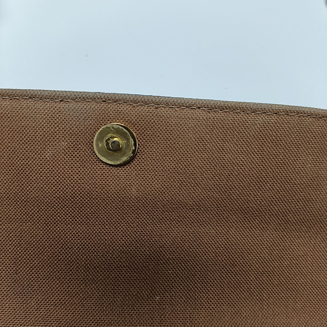 IVY Monogram Coated Canvas Brown