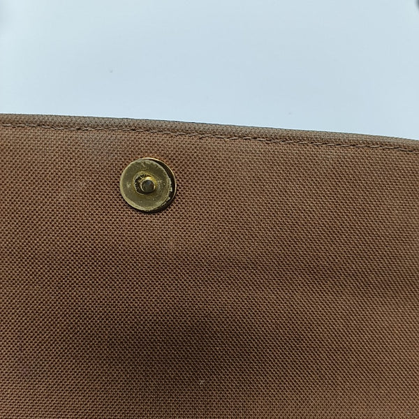 IVY Monogram Coated Canvas Brown