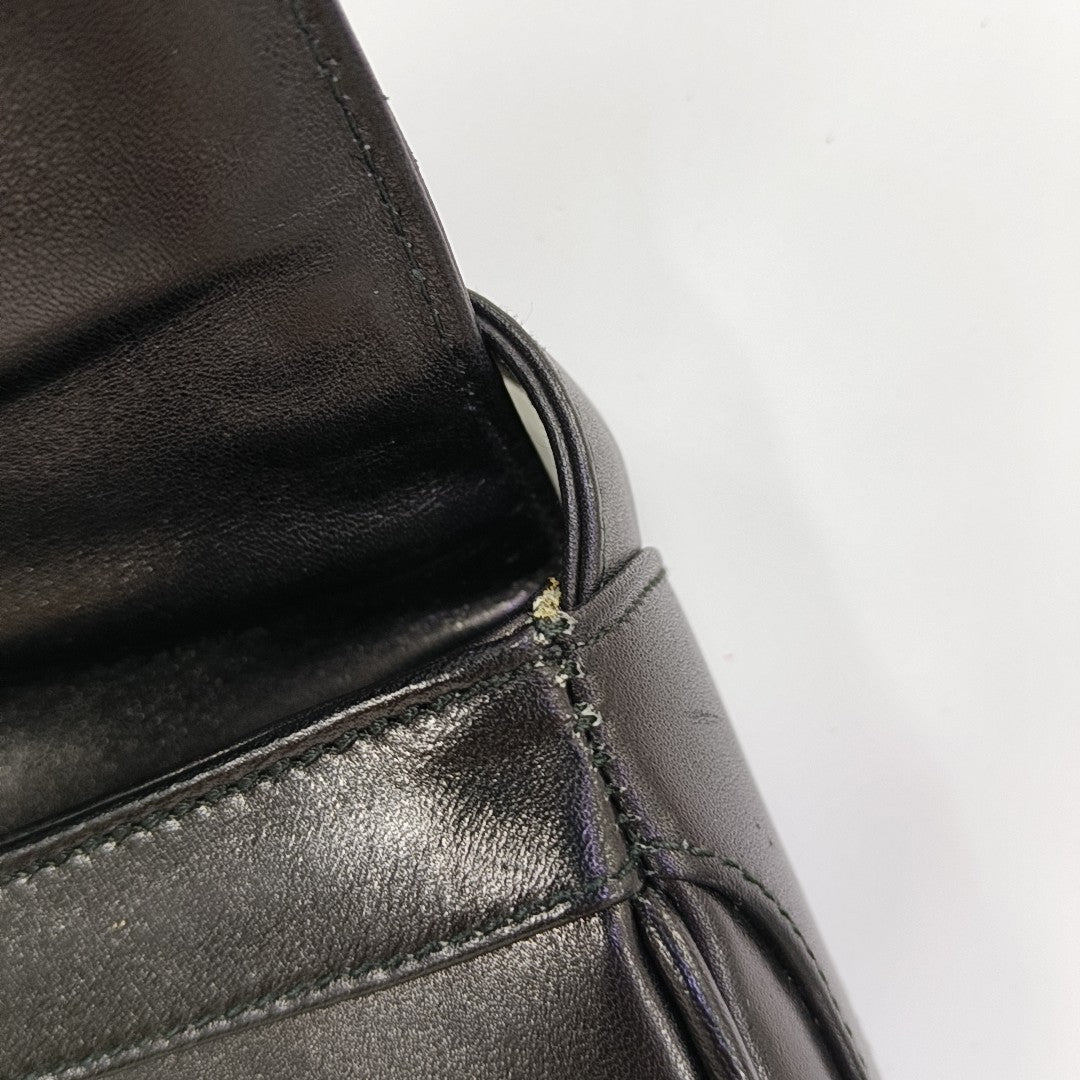 Calfskin Shoulder Bag Black