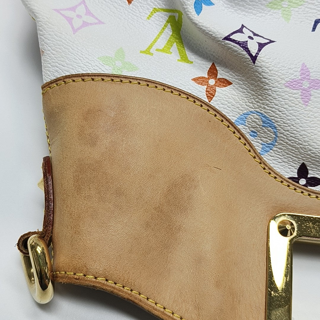LV × TM JUDY MM Monogram Coated Canvas White