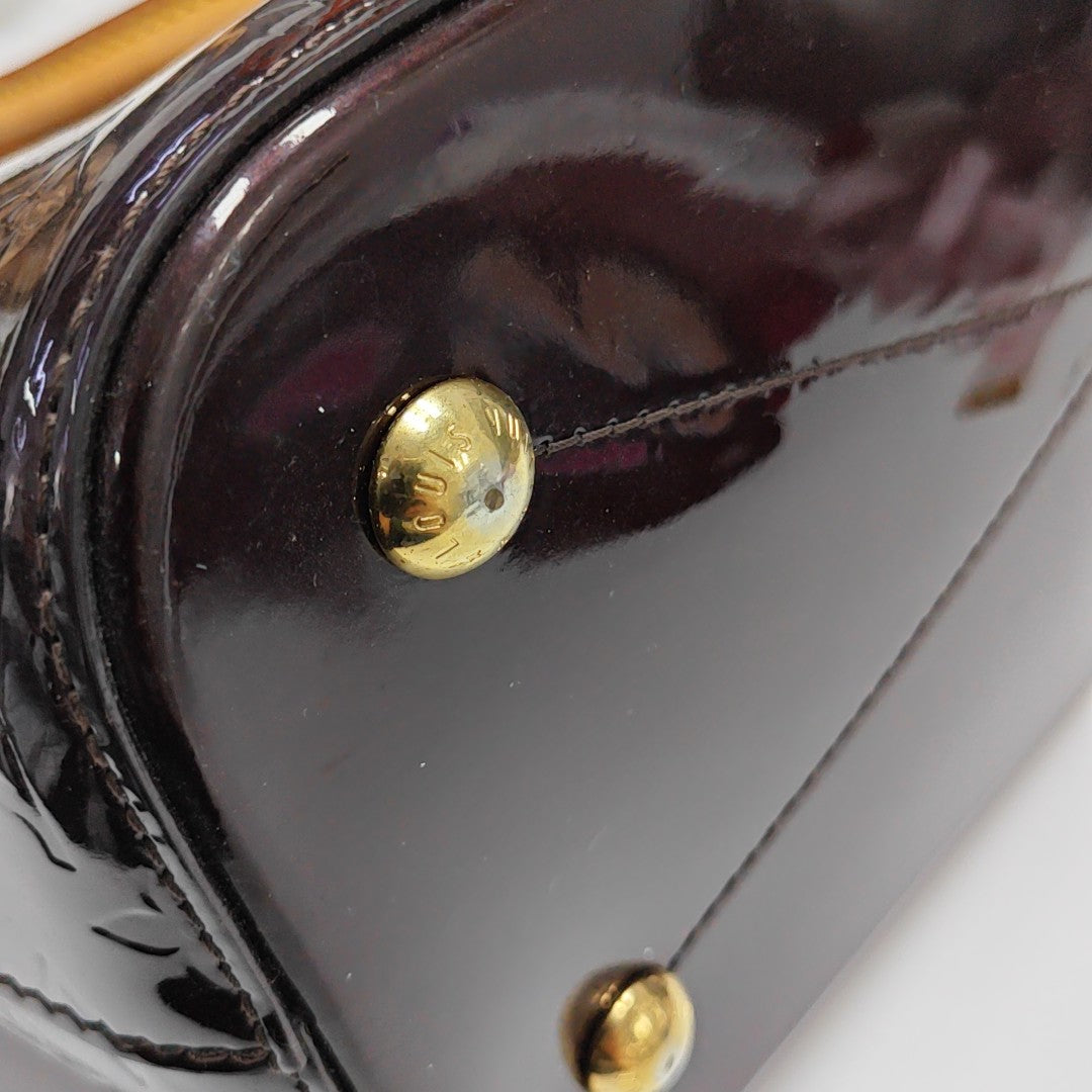 MONTEBELLO Monogram Patent Leather Red