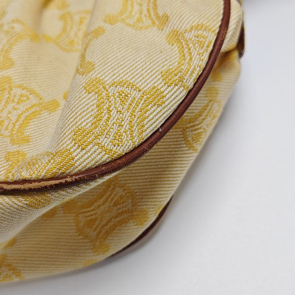 Canvas Top Handle Bag Yellow