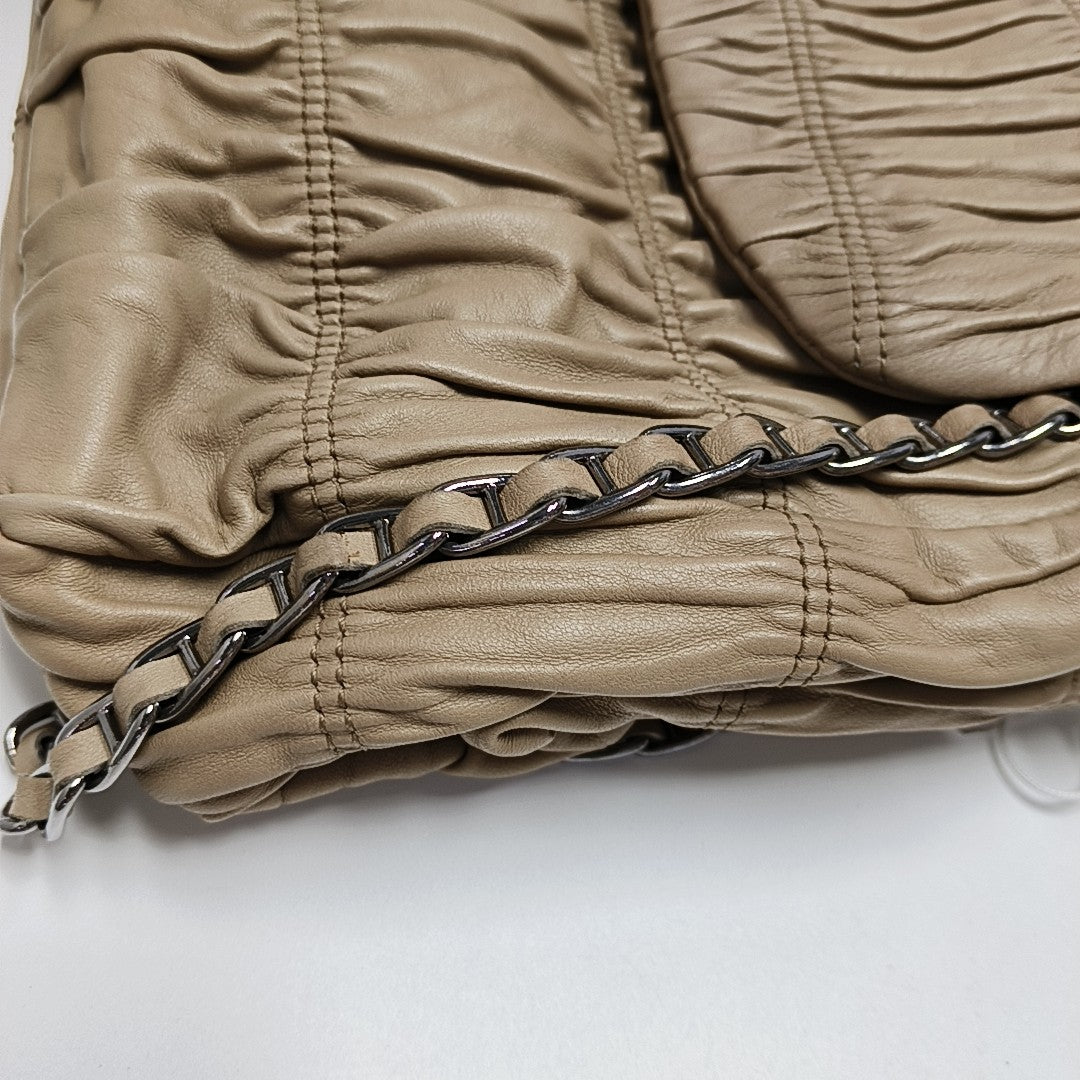 Gaufre Quilted Lambskin Beige