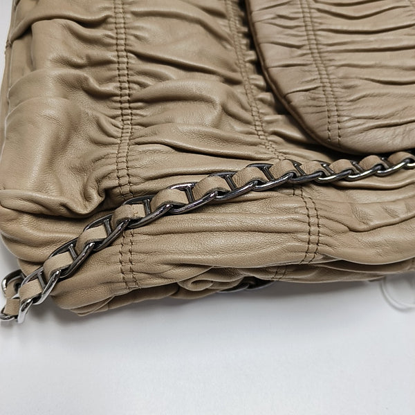 Gaufre Quilted Lambskin Beige