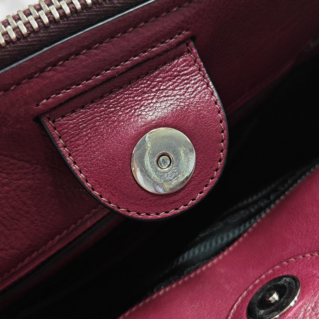 Glace Calf Calfskin Red
