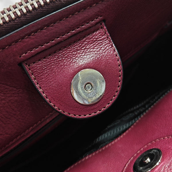Glace Calf Calfskin Red