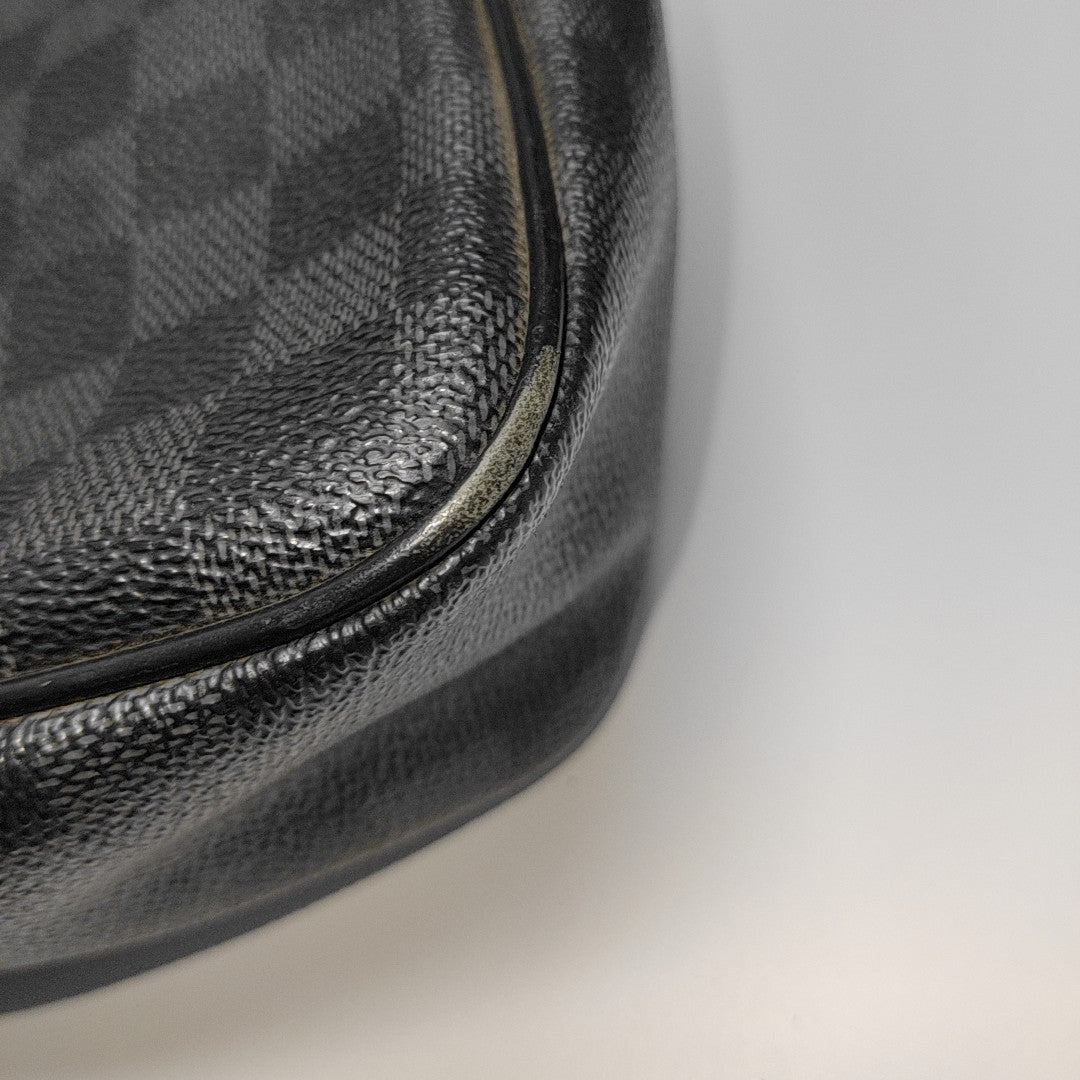 DANIEL MM Damier Graphite Coated Canvas Gray