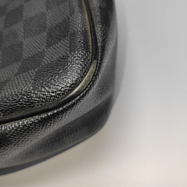 DANIEL MM Damier Graphite Coated Canvas Gray