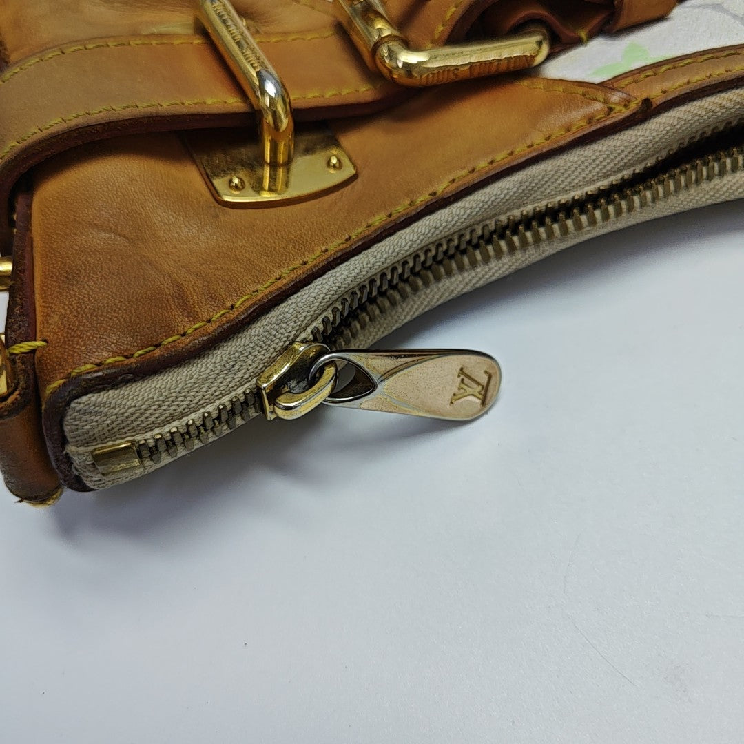 LV × TM GRETA Monogram Coated Canvas White