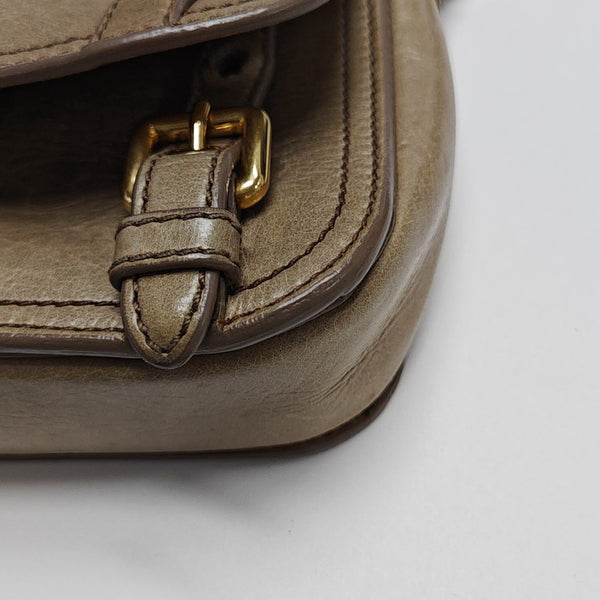 Calfskin Shoulder Bag Beige