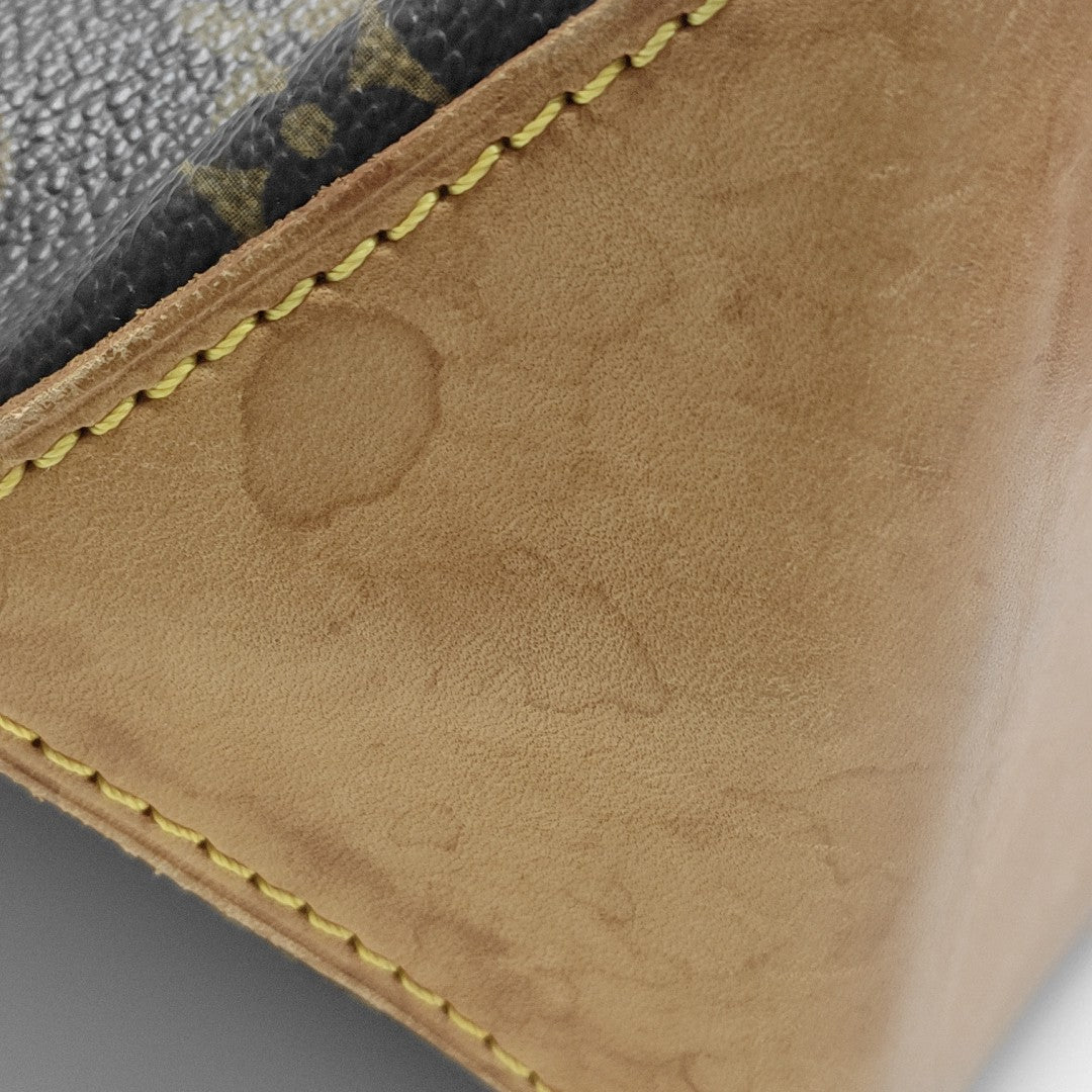PIANO Monogram Coated Canvas Brown