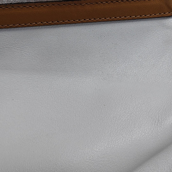 MACADAM CLUTCHES Calfskin White