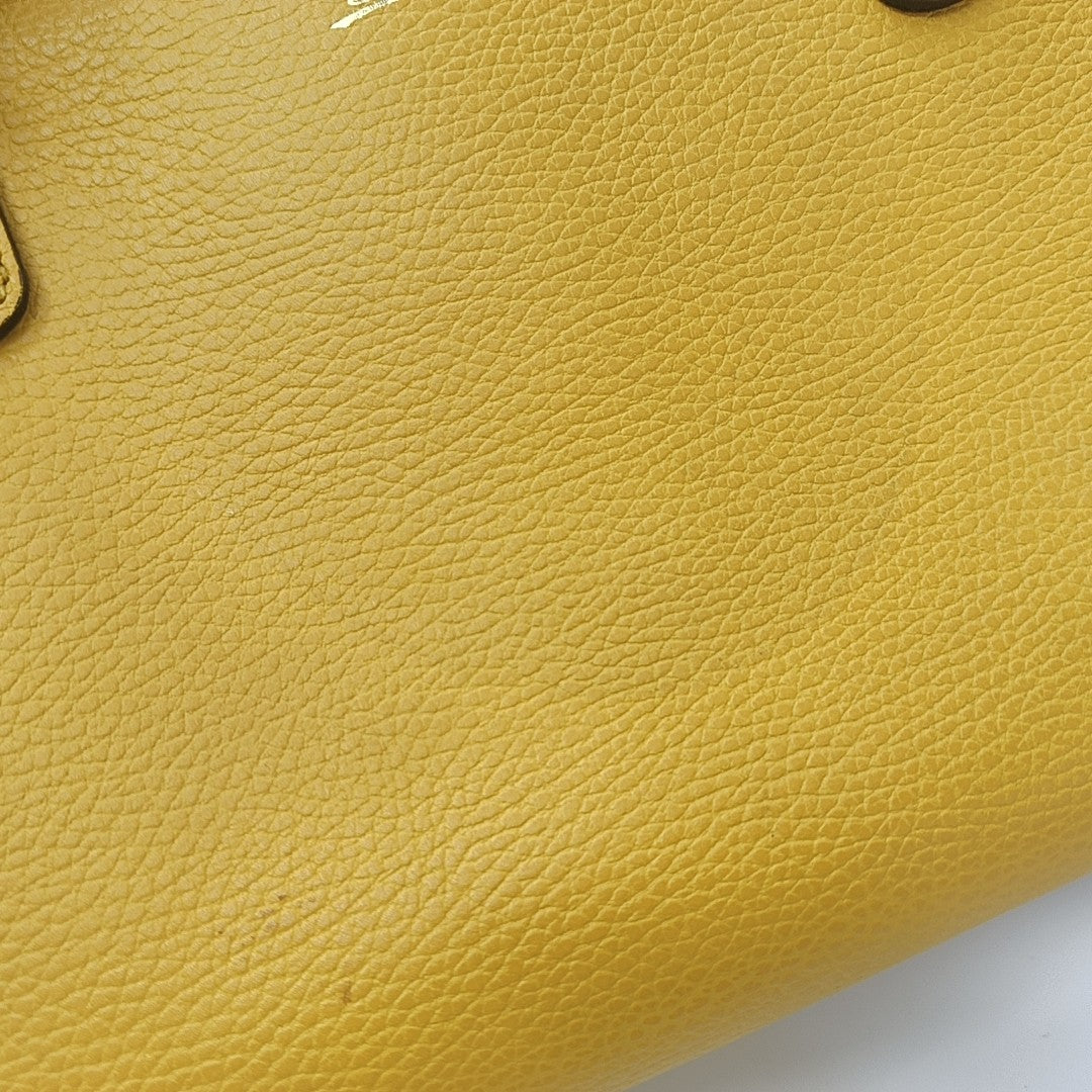 Calfskin Tote Bag Yellow