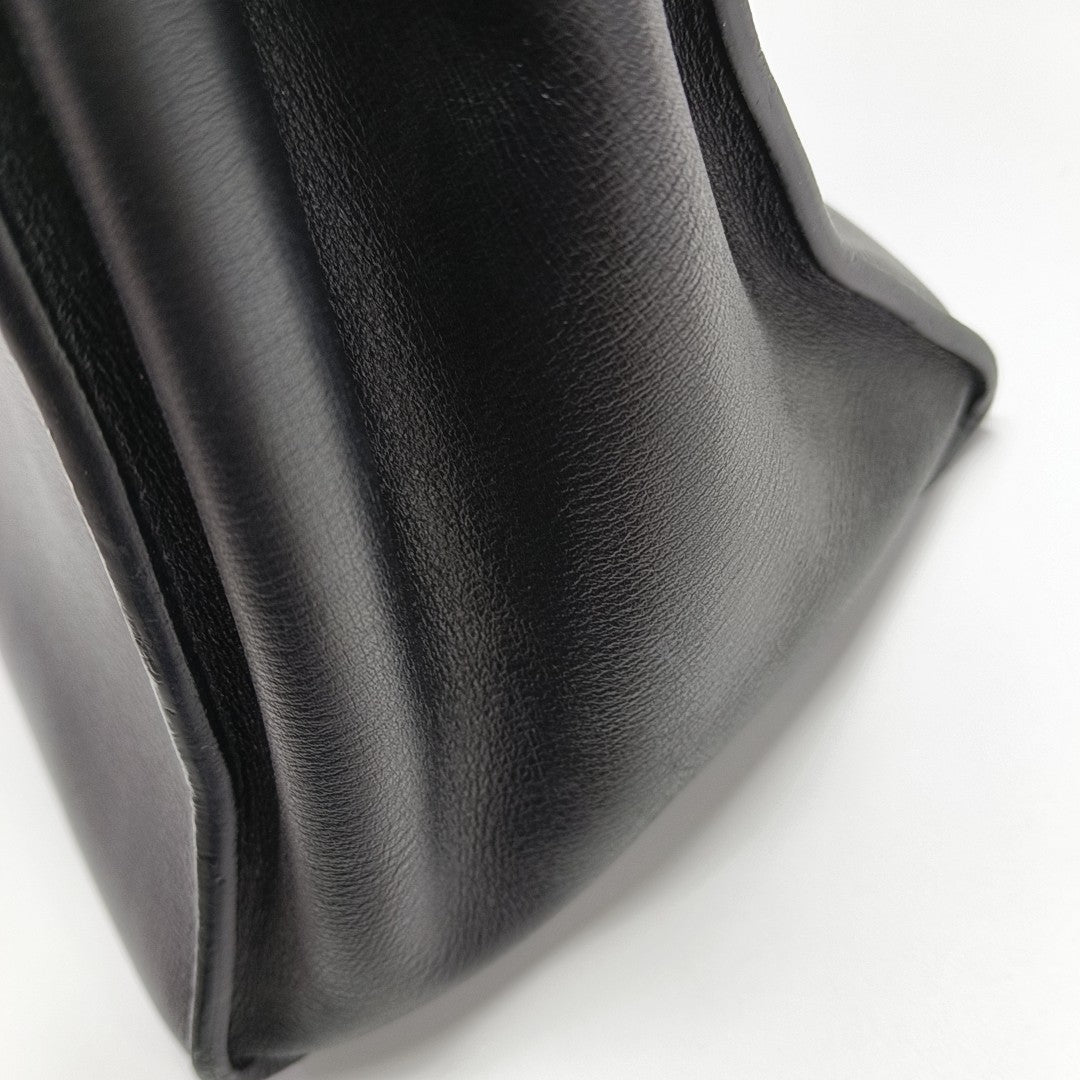 CITY STEAMER MM Calfskin Black