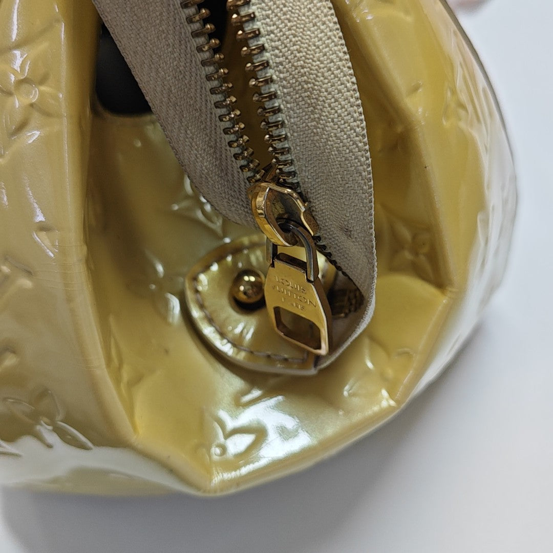 SHERWOOD Monogram Patent Leather Yellow