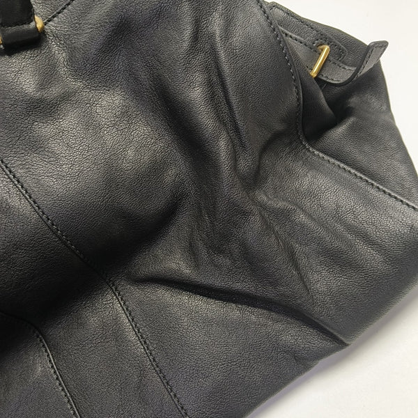 CHYC Y LIGNE Large Calfskin Black