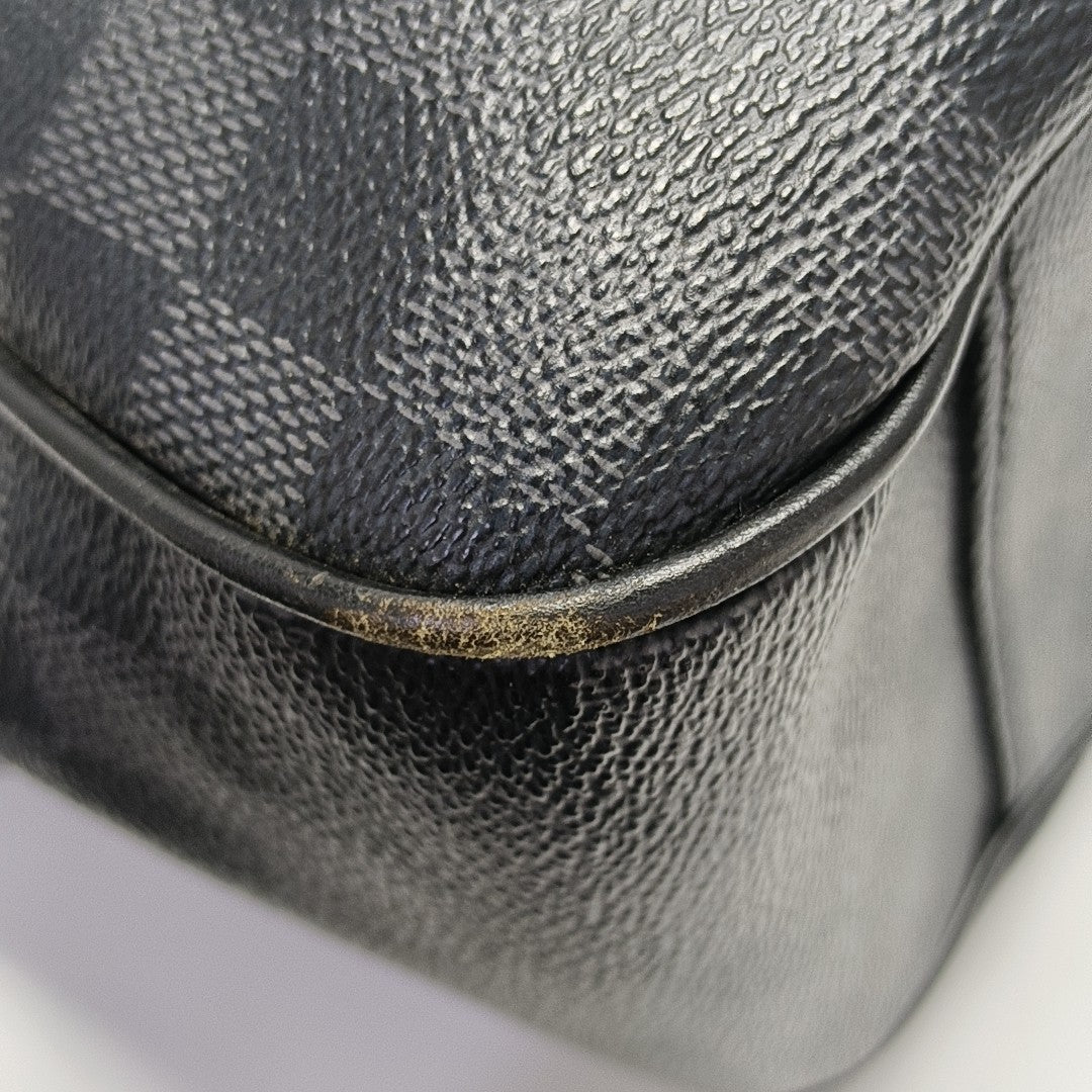 TADAO MM Damier Graphite Coated Canvas Gray