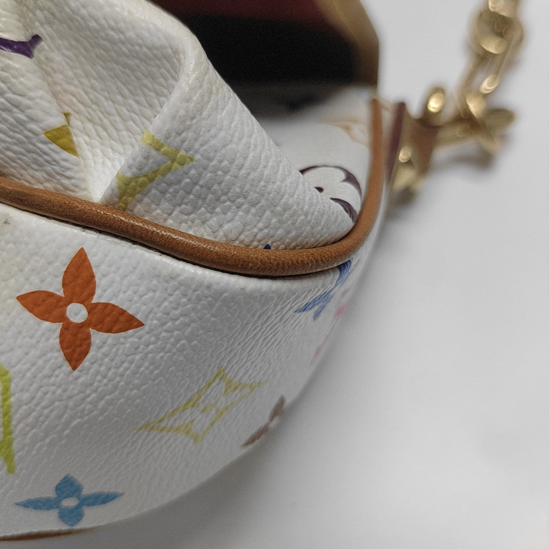LV × TM ANNIE Monogram Coated Canvas White