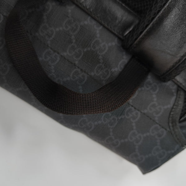 Retro Medium Monogram Coated Canvas Black